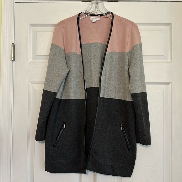 Charter Club Sweaters - Charter Club Petite XL color blocked cardigan